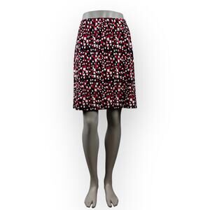 Y2K Mod Quirky Chaotic Geometric Vintage 90's Midi Skirt Size‎ Small Petite
